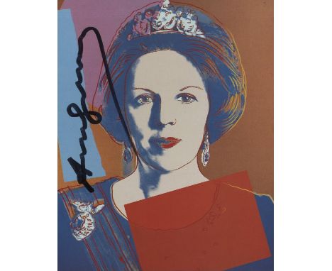 Artist: Andy Warhol (American, 1928 - 1987). Title: "Queen Beatrix (#1)". Medium: Color offset lithograph. Date: Composed 198