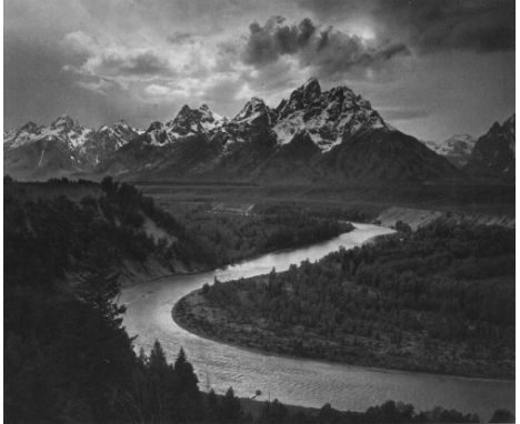 Artist: Ansel Adams (American, 1902-1984). Title: "The Tetons and the Snake River, Grand Teton National Park, Wyoming". Mediu