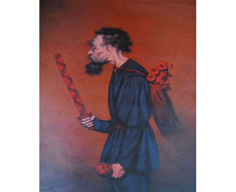 Artist: Rafael Coronel (Mexican, 1931-2019). Title: "Santiago Rojo". Medium: Color offset lithograph. Date: Printed 2003. Dim
