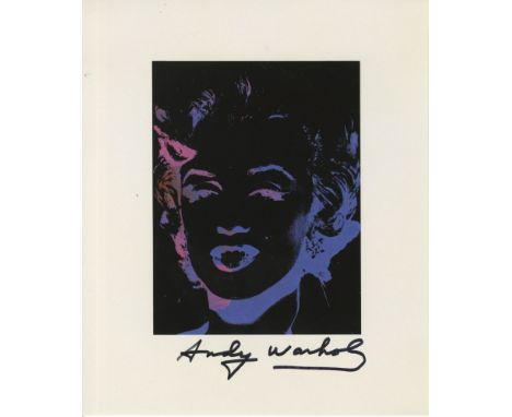 Artist: Andy Warhol (American, 1928 - 1987). Title: "One Multicolored Marilyn #6". Medium: Color offset lithograph. Date: Com