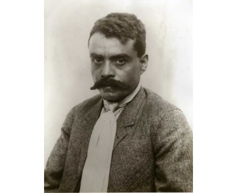 Artist: Agustin Victor Casasola (Mexican, 1874 - 1938). Title: "Emiliano Zapata, Retrato Rostro [Mexico]". Medium: Gelatin si