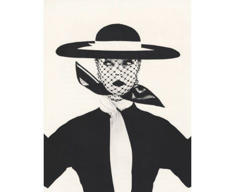 Artist: Irving Penn (American, 1917-2009). Title: "Black and White Vogue Cover, New York [Jean Patchett]". Medium: Original p