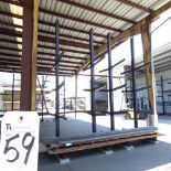 50''D x 200''W x 16'T, 26-Arm Double Sided Cantilever Rack (No Contents)