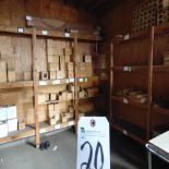 (Lot) Misc. Work in Process, Wood Product on Racks