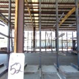 50''D x 66''W x 16'T, 12-Arm Double Sided Cantilever Rack (No Contents)