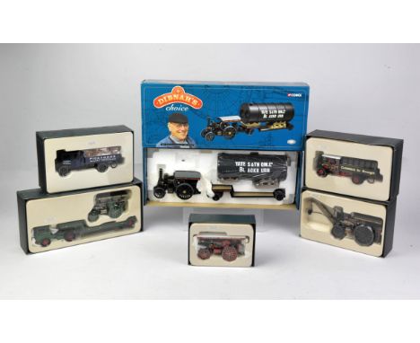A selection of Corgi models, five Limited edition Vintage Glory, Pickford's Drop side wagon with crates, Fowler Crane engine,