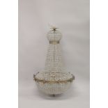 A LARGE BAG CHANDELIER. 3ft high.