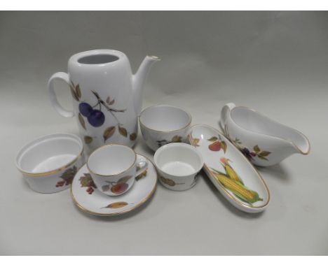 A large quantity of Royal Worcester Evesham pattern tablewares