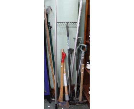A selection of garden tools