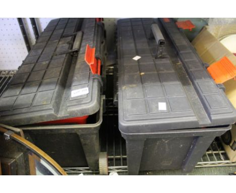 Two tool boxes