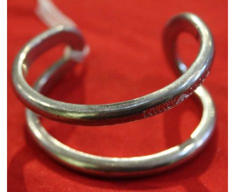 An "Emporio Armani" silver bracelet, 71g