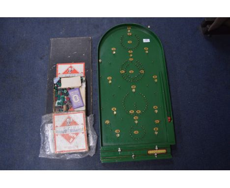 Vintage Bagatelle Board and Monopoly 