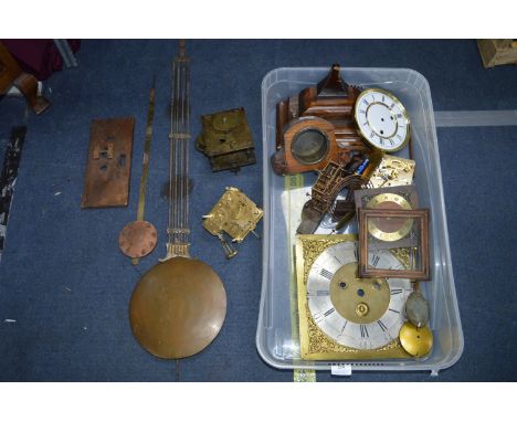 Vintage Clock Parts; Movements, Pendulums, Faces, etc. 