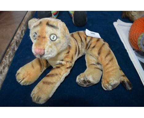Vintage Soft Toy Tiger 