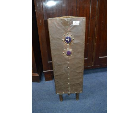Copper Arts &amp; Crafts Style Stick Stand 