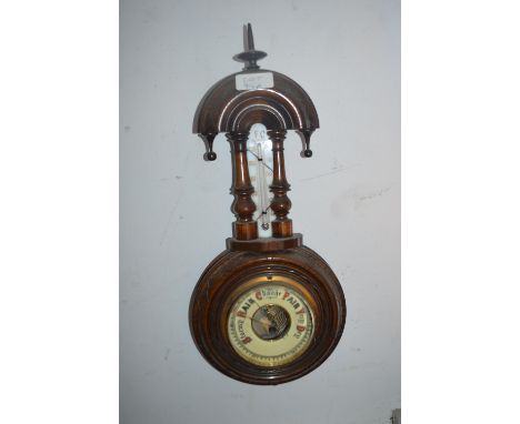 Victorian Mahogany Barometer 