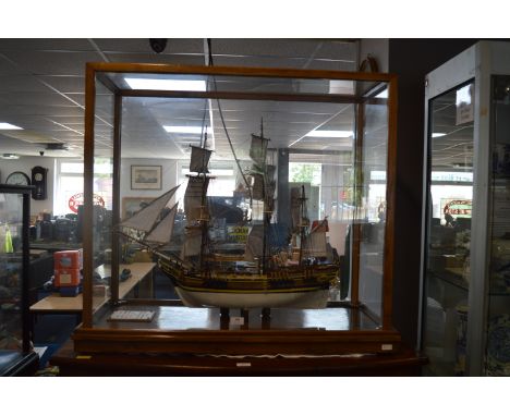 Scale Model of the Sailing Ship Bathia (which became the Bounty and was built in Hull) 