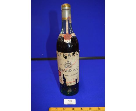 Bottle of Vintage Girard French Brandy 