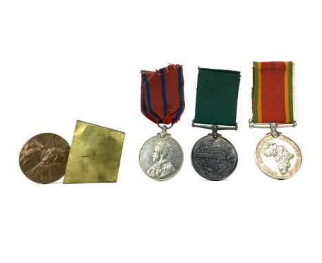 EDWARD VII LONG SERVICE MEDAL AWARDED TO SJT. W. CAMPBELL, Volunteer Force, 477, 1/ Lanark V.R.C. with ribbon, along with a G