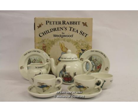 *Vintage Wedgwood Peter Rabbit Child's Tea Set- (Lot Subject To VAT) [LQD100]