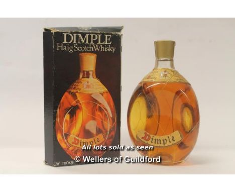 Vintage Whisky: An un-opened bottle of John Haig Dimple Scotch Whisky, produced in the 1970's, 35%, 75cl with presentation bo
