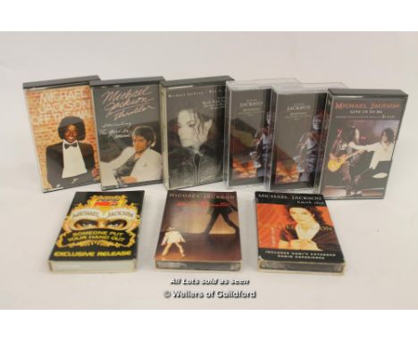 *Michael Jackson Cassette Tape Job lot - (Lot Subject To VAT) [LQD100]