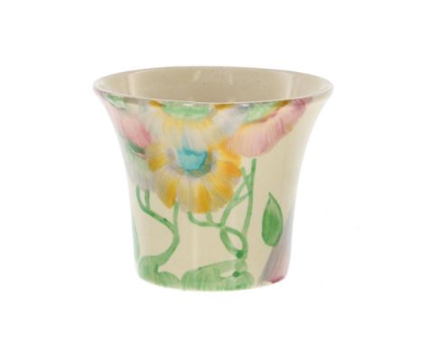 Clarice Cliff 'Viscaria' small beaker,&nbsp;2.5" high 