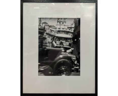 KURT HUTTON 'Stop the Traffic 1933', silver gelatin archival fibre print, 49cm x 60cm, framed and glazed. 