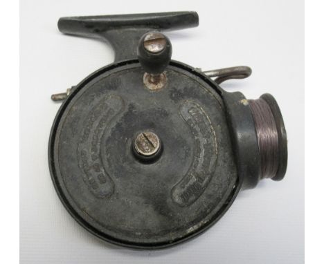 ALLCOCK-STANLEY FIXED SPOOL REEL(PAT. NOS 276861 AND 1755195) TOGETHER WITH A SPARE SPOOL AND FIXINGS AND AN ALLCOCK-STANLEY 