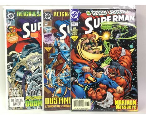 DC COMICS, COLLECTION OF COMIC BOOKS, MAINLY SUPERMAN, CIRCA 1969-2002 please see images for complete listingQty: 2