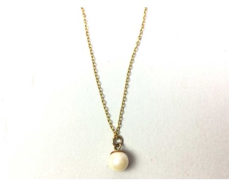 NINE CARAT GOLD CHAIN, AND OTHER JEWELLERY including watches and a broochQty: gold chain 1.07g