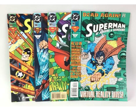 DC COMICS, COLLECTION OF COMIC BOOKS, SUPERMAN, CIRCA 1995-2000 please see images for complete listing