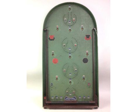 CORINTHIAN BAGATELLE, VINTAGE bearing makers plaque, complete with balls64.5cm high