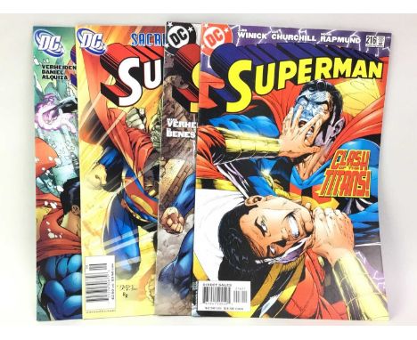 DC COMICS, COLLECTION OF COMIC BOOKS, MAINLY SUPERMAN, CIRCA 1991-2006 please see images for complete listing
