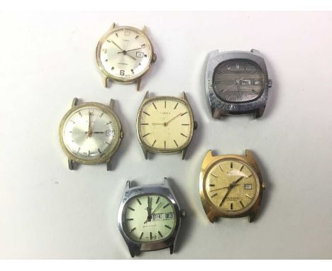 GROUP OF 1970'S-80'S WRIST WATCHES, comprising Timex examples 