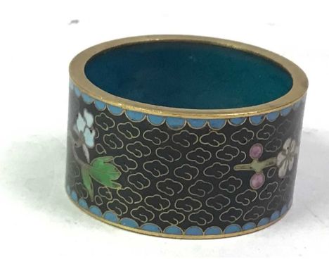 FIVE CHINESE HARDWOOD STANDS, 19TH CENTURY AND LATER along with further Asian items including a Chinese cloisonné napkin ring