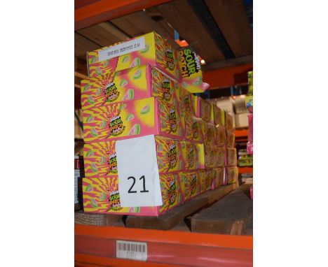 Approx twenty one boxes of Jelly Bon Sour Patch sweets, each box containing approx 14 packets