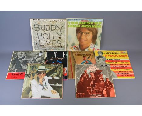 A Vinyl Collection of 9 Vox 60 Records. The collection includes Elton John, Ella Fitzgerald, Neil Diamond, Willie Nelson, Pet