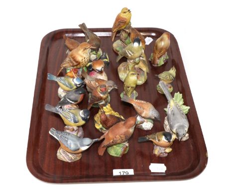 A group of twenty Royal Worcester bisque bird models