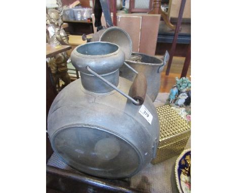 A coal scuttle, lantern, blow torch, etc.