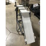 Incline Conveyor, Flat 32 Inches Long, Incline 38 Inches Long, 10 Inches Wide