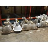 Industrial Lights, Total Qty 11, Cooper Lighting Inc. 450W Max, Hubbell 400W,