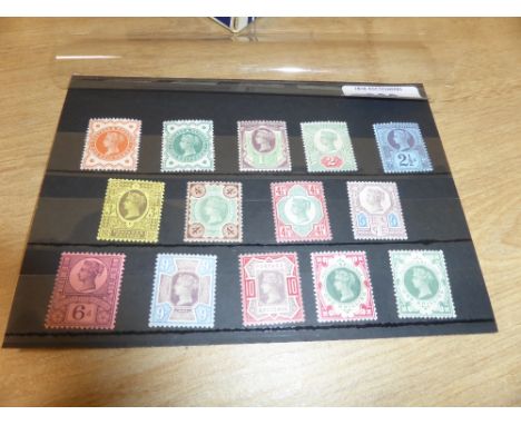 GB 1887 QVIC JUBILEE ISSUE SET OF 14 MOST UNMOUNTED MINT   Clean set of the 1887 Jubilee issues, with both the 1 shilling var