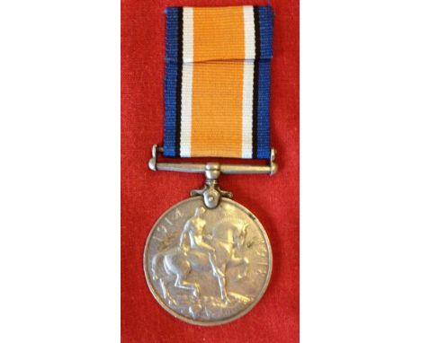 WW1 1914-18 War Medal. Named to 6536 N.K. Aziz Khan 1 S&M 