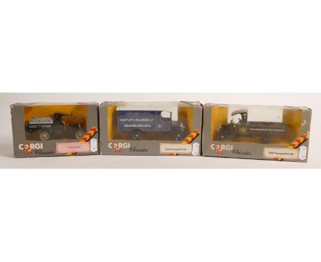 Boxed Corgi Classics 1929 Thorneycroft Van x 2 &amp; Ford Model T. (3) 