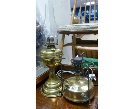 Optimus Brass Stove &amp; similar Oil Lamp(2) 