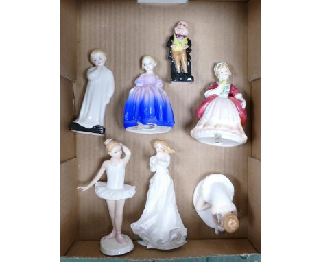 Royal Doulton Small Figures to include Little Ballerina Hn3395, thank You Hn3390, Ballet Shoe Hn3434 &amp; seonds figures Dar