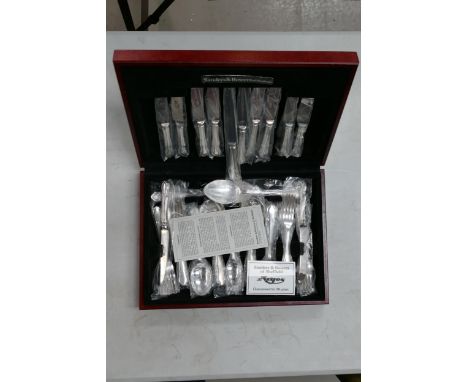 Cased Sanders &amp; Bowers Cutlery Canteen
