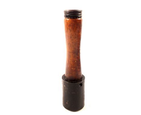 A WWII era Chinese inert stick grenade