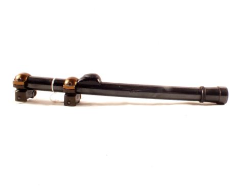 A vintage Weaver B.4. scope with mounts